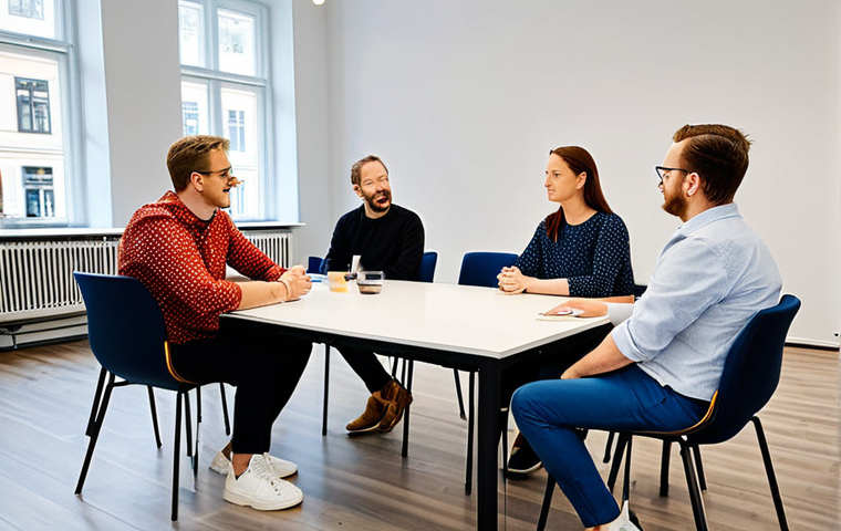 **

"A diverse group of professionals participating in a workshop about AI ethics, in a bright and modern co-working space in Stockholm. Fully clothed in business casual attire, discussing the responsible development of AI. Safe for work, appropriate content, professional environment, perfect anatomy, natural proportions, well-formed hands, proper finger count, family-friendly."

**