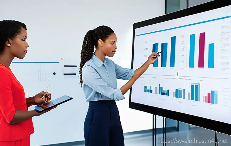 AI 윤리와 AI 감시 체계 - **Prompt 2: Urban Flow Under the Watchful Eye**
    "A dynamic, wide-angle shot of a bustling public...